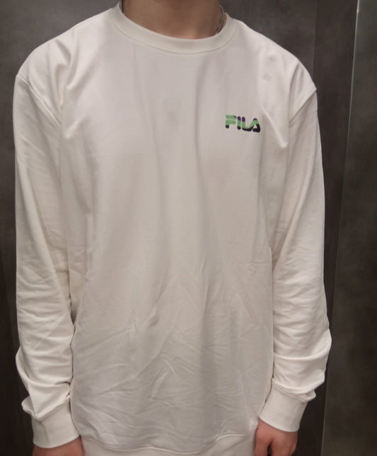 Felpa in cotone garzato  Fila